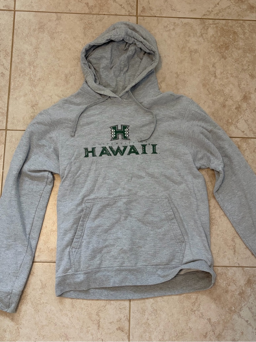 Hawaii Grey Pullover Hoodie Sweatshirt